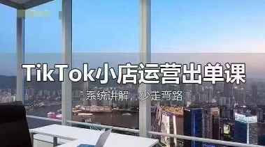 TikTok小店运营出单课,从开店选品、运营出单、发货回款,进行全流程讲解-龙腾终点站